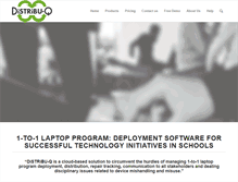 Tablet Screenshot of distribu-q.com